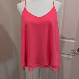 Hot Pink Spaghetti Strap Top
